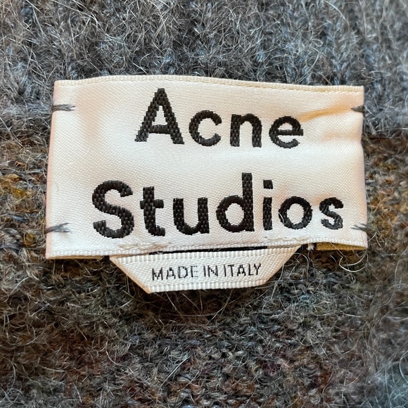 BNWT Acne Studios Nikos Mohair Sweater in Mineral Blue Large/ XL - Picture 8 of 13